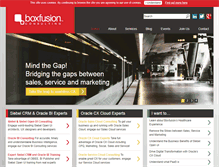 Tablet Screenshot of boxfusion.com